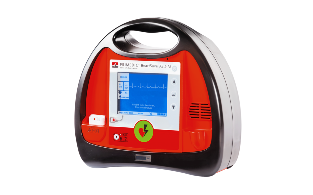 Primedic HeartSave AED-M DE_GB_ES_FR Defibrillator- Vorführgerät